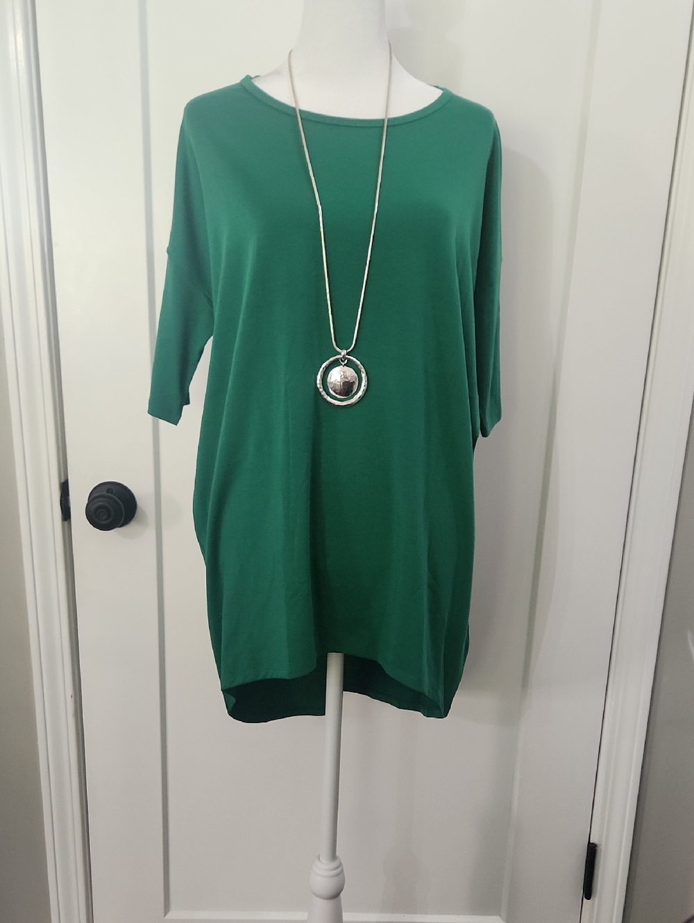 Green High-Low T-Shirt